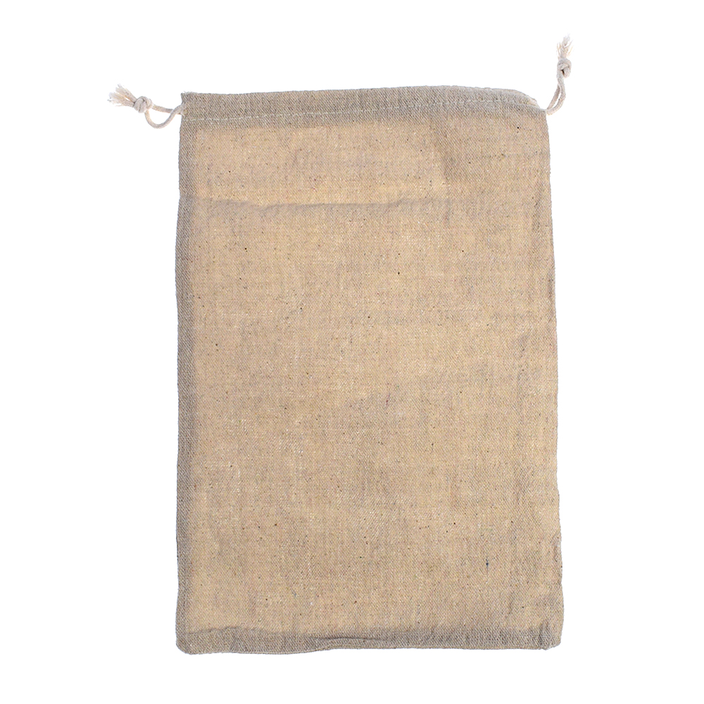 Natural Resuable Cotton Fabric Linen Drawstring Bag Food Packaging Bag Jewelry Storage Bag Christmas