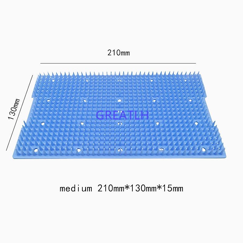 Autoklavierbar matt Silikon für Sterilisation Tablett fallen Kasten Zahn Veterinär Augen Instrument