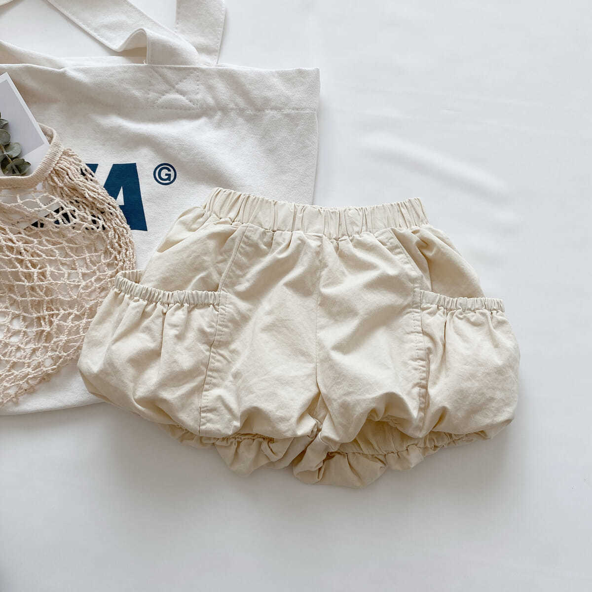 Vidmid Zomer Baby Meisje Dunne Pompoen Shorts Koreaanse Kinderen Grote Pocket Bud Shorts Meisjes Shorts P5963