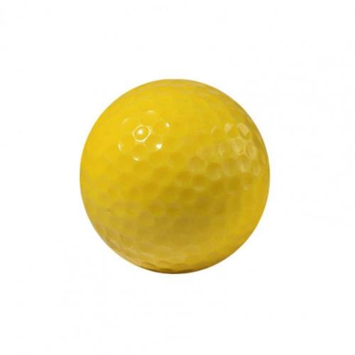 Balles d'entraînement pour golfeur d'intérieur et d'extérieur, accessoires d'aide à l'entraînement, 10 pièces: YELLOW