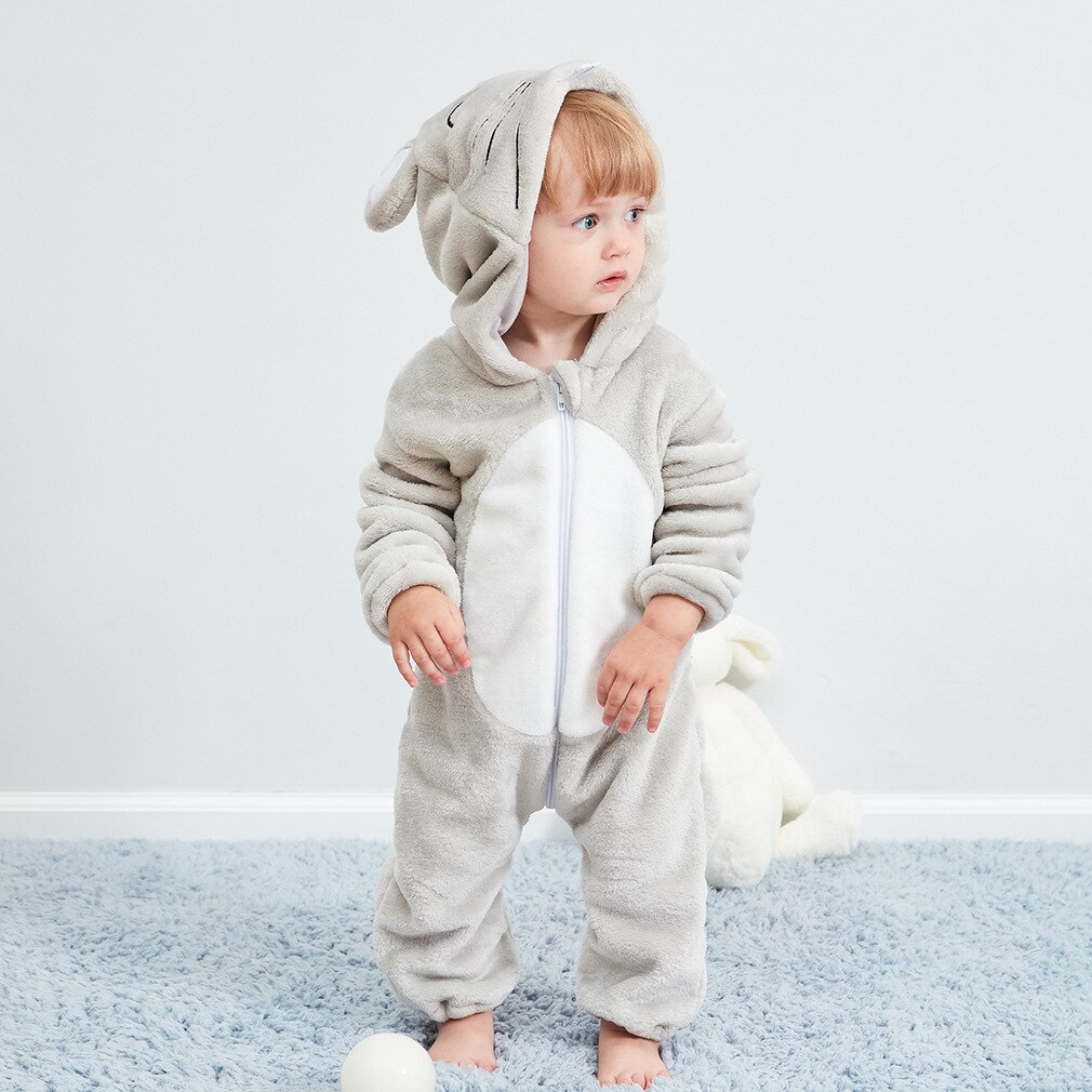 Carter Peuter Jumpsuit Lente En Winter Romper Baby Jongen En Meisje Cartoon Dier Romper Jongens Muis Lange Mouwen Jumpsuit