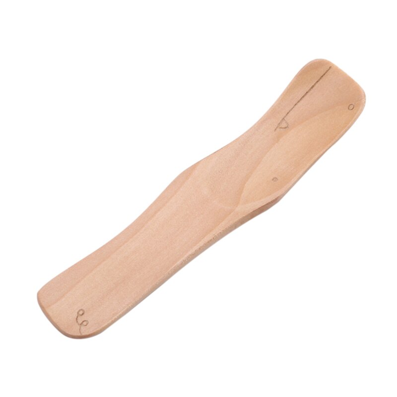 Cucharilla de arroz de madera para cocina, cucharilla de arroz de madera Natural respetuosa con el medio ambiente, pala de Paddle de arroz de caricatura Animal, cucharilla de arroz de pescado bonita: hippopotamus
