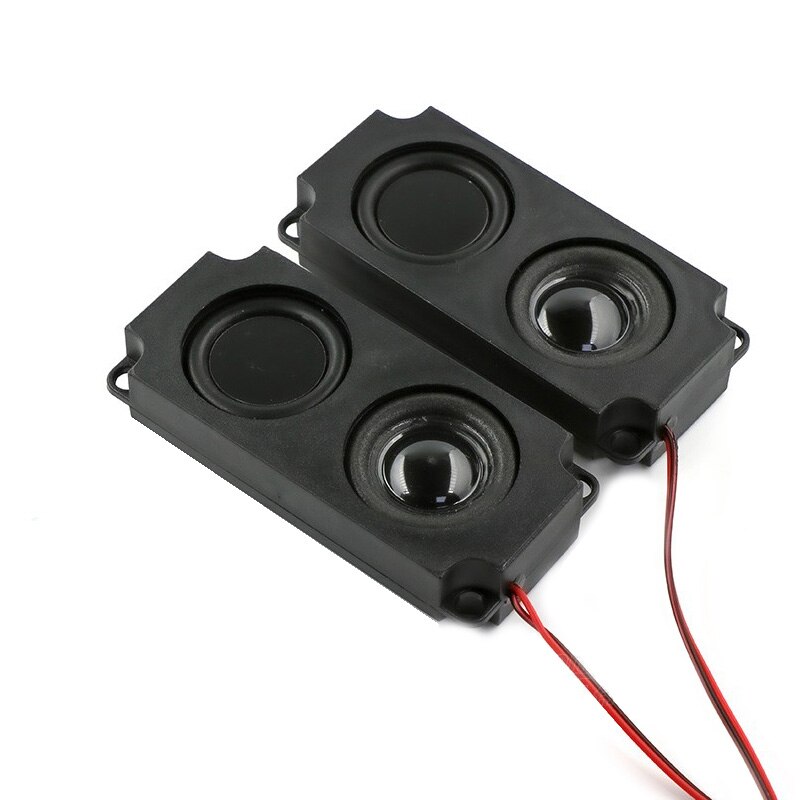 Unisian 2Pcs 10045 Tv Lcd Speaker 8Ohm 5W Full-Range Geluid Holte Dubbele Diafragma Bas Luidspre Diy draagbare Audio Systeem