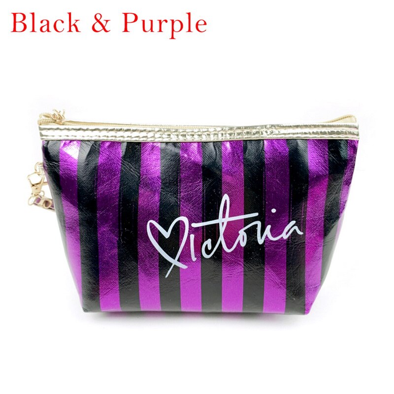 Bolso de almacenamiento de cosméticos de cuero PU para mujer, bolsa de maquillaje de PVC, bolsa de aseo, estuche organizador de viaje,: B4
