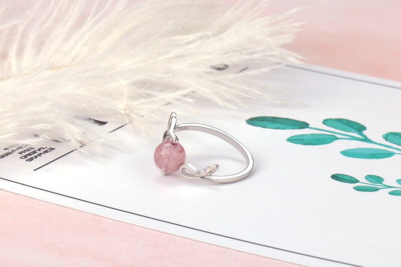 Deer Elk Ring Silver Color Cute Antler Crystal Zirconia Christmas Party Rings Accessories anillos