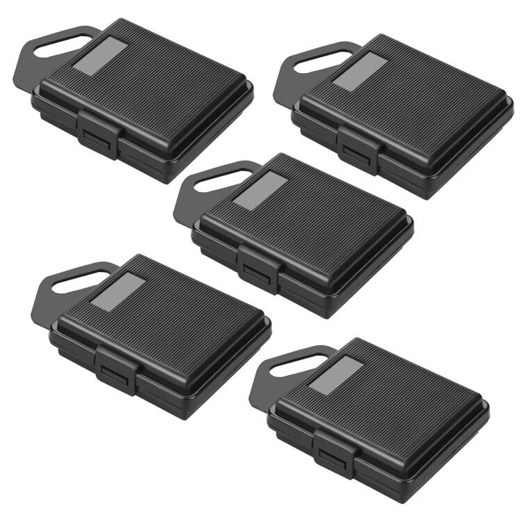 Waterproof Plastic Protective Storage Battery Box for GoPro Hero 9 8 7 6 5 4 Session Xiaomi Yi MiJia 4k Eken Camera Accessorie: 5pcs black case