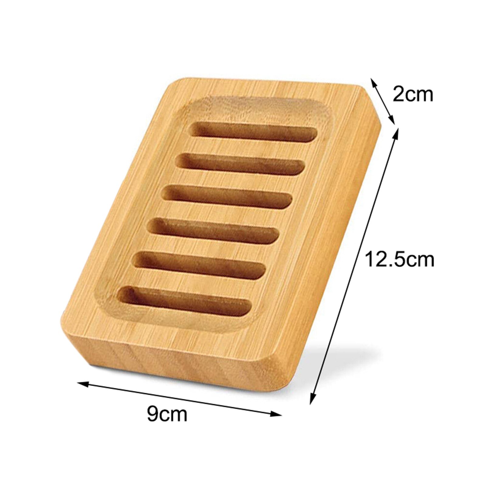 Bamboo Soap Dish Rustic Bar Soap Holder For Bathroom Sink Shower Kitchen Natural Wooden Tray For Soap Sponges: Style 2