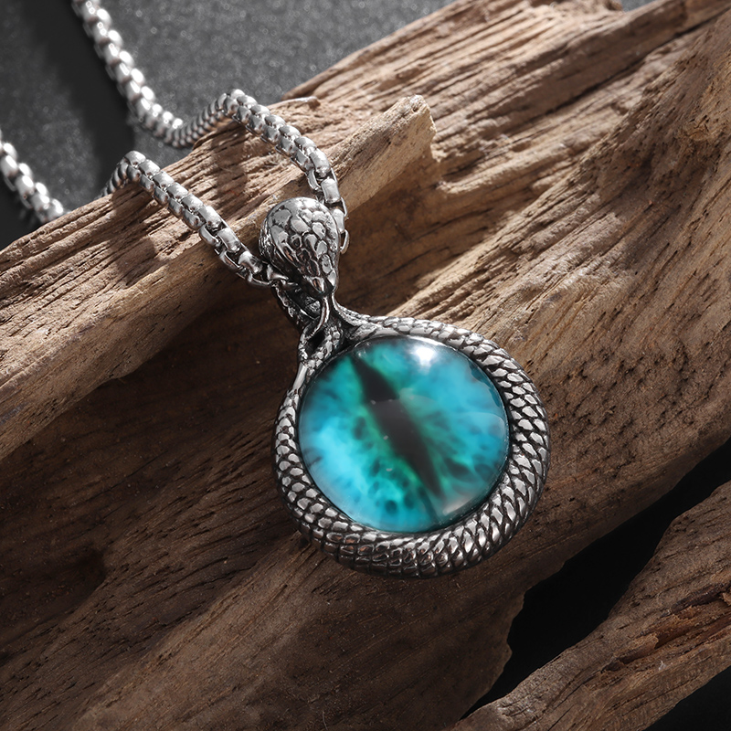 Collier classique Vintage Ouroboros Trinity, pendentif amulette à nœud celtique nordique pour hommes et femmes, bijoux de déclaration: Champagne Or