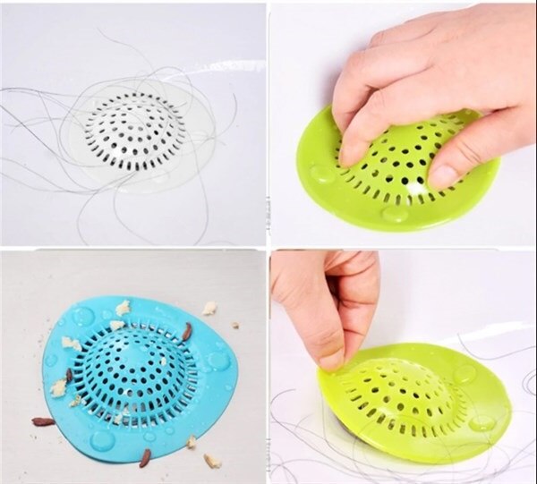 Silicone Triangle Strainer Sink Bathtub Strainer