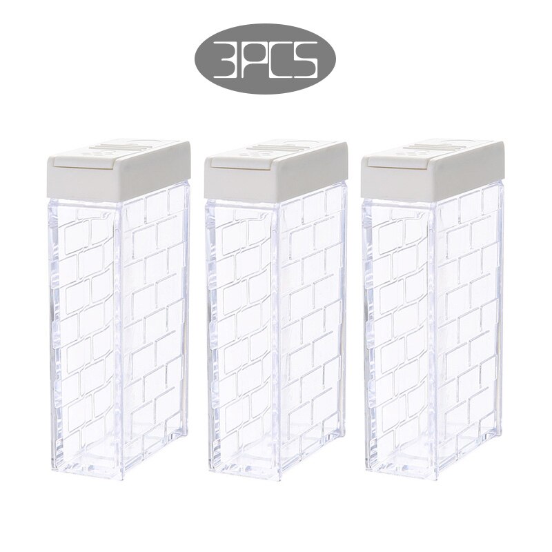 Juego de condimentos de cocina para el hogar, tarro transparente, rociador de especias, contenedor de almacenamiento, botella de comino: W3pcs