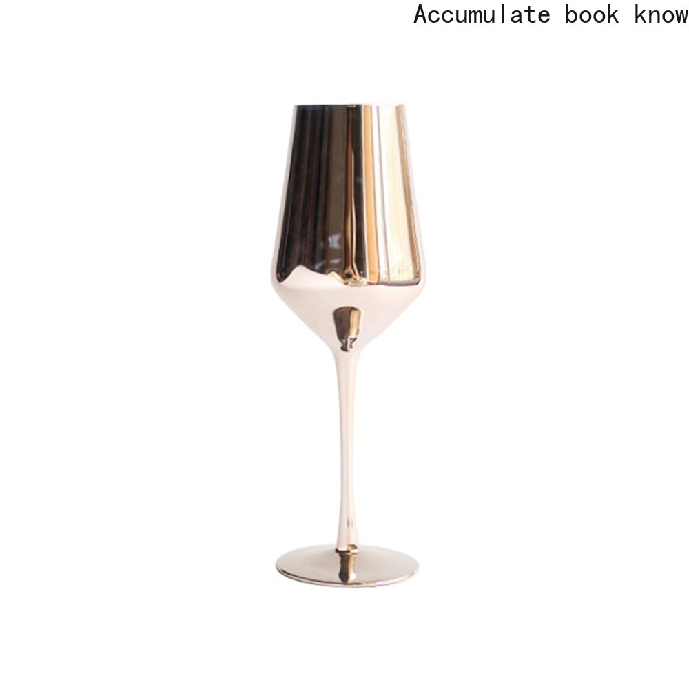 400Ml Wijn Glazen Koperen Beker Mok Rose Gold Rvs Sap Drinken Champagne Cocktail Cup Voor Party Bar Tool sake