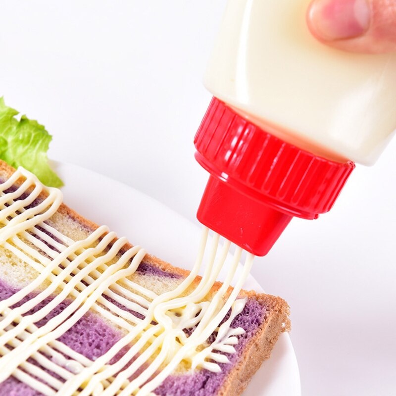 5 See Salat Dressing quetschen Flasche Essig Öl Ketchup Senf Spender 380ml 11UA