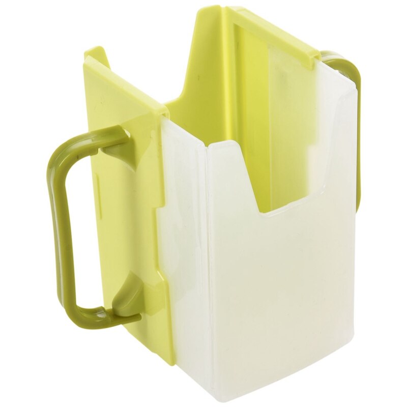 2 Pcs Baby Child Universal Juice Pouch Milk Box Holder Cup Toddler Self-Helper Green & Pink