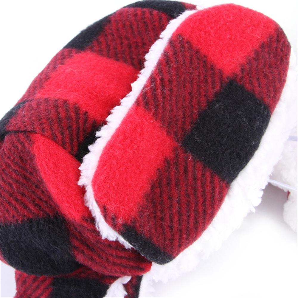 Herfst Winter Pet Hoed Grote Hond Outdoor Wandelen Winddicht Hoeden Pluche Warm Puppy Plaid Baret Cap Franse Bulldog Pet Hoofddeksels