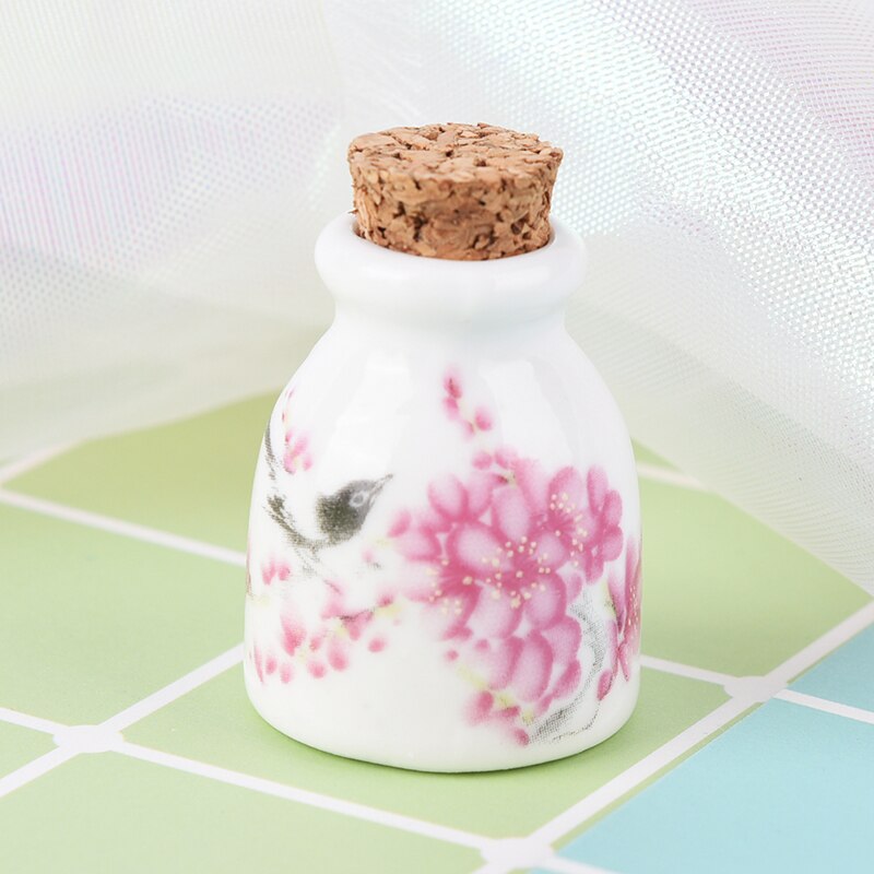 1pc keramische glazen vloeibare glaspoeder dappenglaasjes kristalglas bekers voor acryl nagelkunst helder transparante kit: Roze