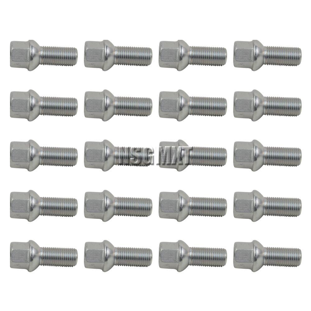 AP01 20x Wheel Lug Nut Bolts M14X1.5X48 for VW Passat Golf Bora Polo Beetle Jetta 431601139A 443601139C 431601139A 431 601 13