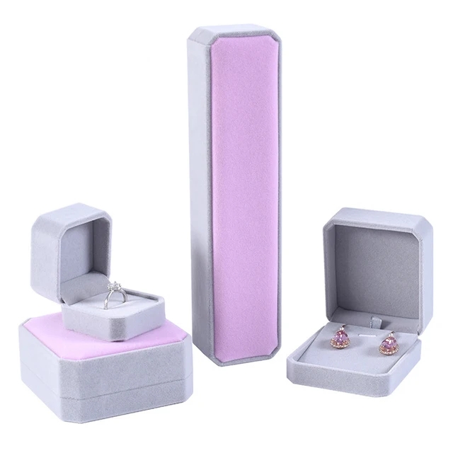 Schmuck Verpackung Box Ring Ohrringe Halskette Anhänger Armband Aufbewahrung Display Box Hochzeit Vorschlag Geschenkbox: Anderes / WHITE