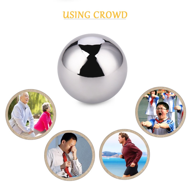 CkeyiN 2Pcs Durable Massage Baoding Kugeln Gesundheit Übung Stress Relief Hand Massage Fitness Handball Muskel Entspannung Therapie