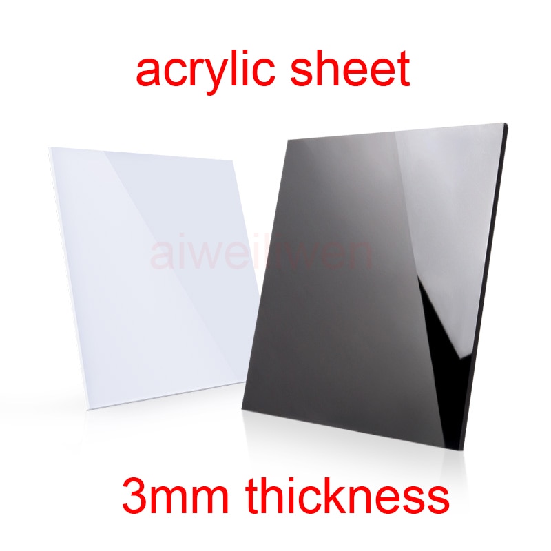 3mm tykkelse sort pmma pmmc hvid akrylplade reflektionsplade baggrundstavle fotoreflektor fotografering plexiglas