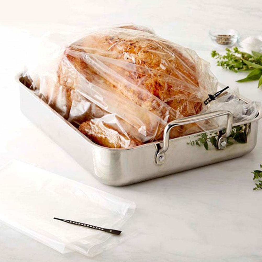 Sacs de dinde 5/10/20 pièces, sac de poulet rôti au four à haute température, sac de cuisson en Nylon, sac de cuisson des aliments, doublure de cuisson lente pour la cuisson en cuisine