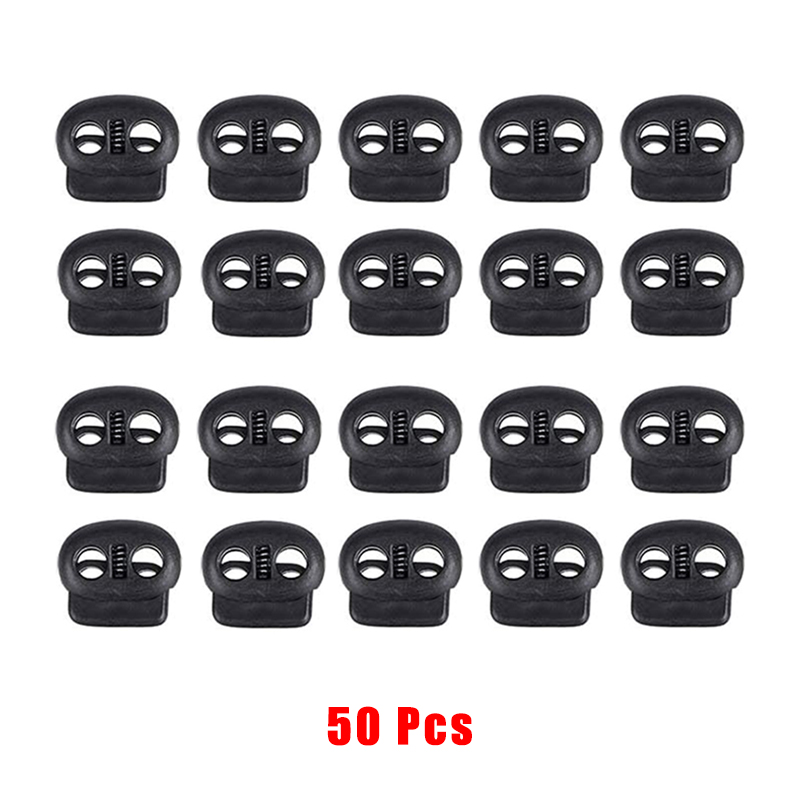 50pcs Cord Lock DIY Plastic Spring Toggle Stopper Lanyard String Cord Clip for Drawstrings Use in Shoelace Clothing: antique silver