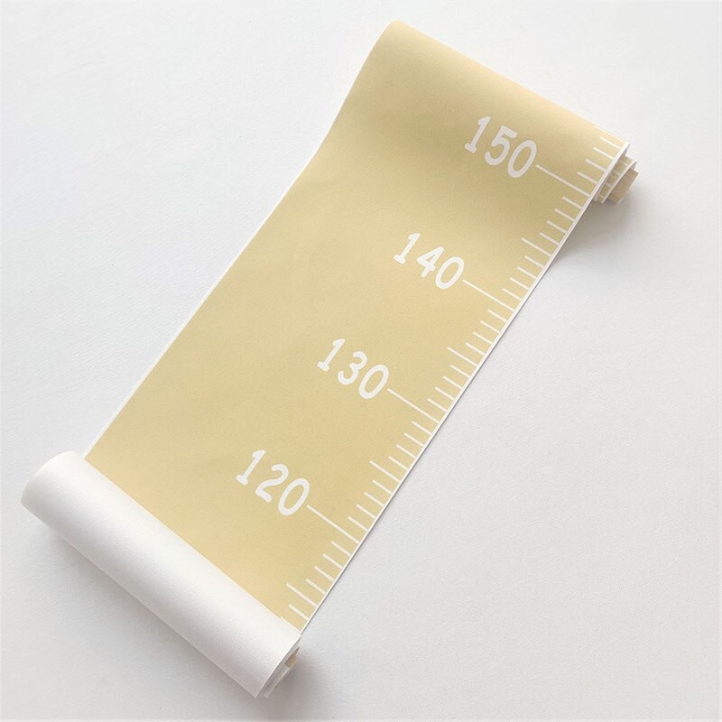 Nordisk stil baby barn barn höjd linjal barn tillväxt storlek diagram höjd mått linjal för barnrum heminredning konst prydnad