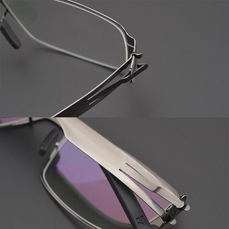 German Brand Ultra Light Screwless Glasses Frame Men Myopia Optical Prescription Eyeglasses Women Business Rectangle Spectacle