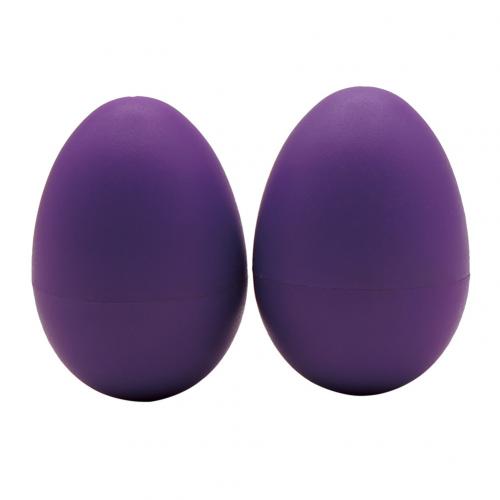 2Pcs Effen Kleur Baby Ei Muziek Shaker Zand Hamer Instrument Vroeg Leren Speelgoed Percussie Ritme Muziekinstrumenten: Purple