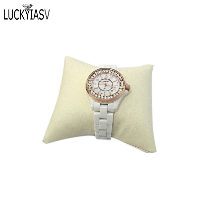 Darmowa wysyłka biżuteria wyświetlacz PU skórzana bransoletka biżuteryjna wyświetlacz poduszka pudełko na biżuterię poduszka zegarek poduszka