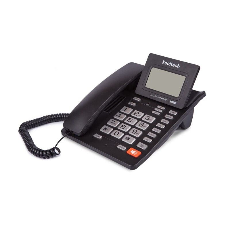 Kooltech Telefono Sobremesa Con Identificación De Llamadas Dispositivo Manos Libres Con Sonido Claro Para Casa Oficina Hotel
