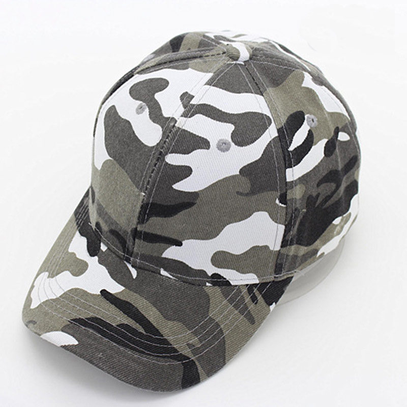 Adjustable Size Head Circumference 56-59cm Men's Army Green Camoflage Baseball Caps Camping Outdoor Sports Headwear: 3