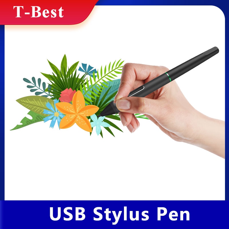UGEE P55C Battery Stylus Rechargeable Pressure Pen with USB Charging Cable for UGEE UG1910B/ UG2150/ HK1560 Graphics Tablet