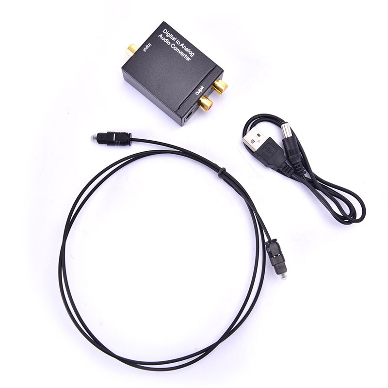 Digitale Analoge Audio Converter Optical Fiber Toslink Coaxiale Atv Dac Versterker