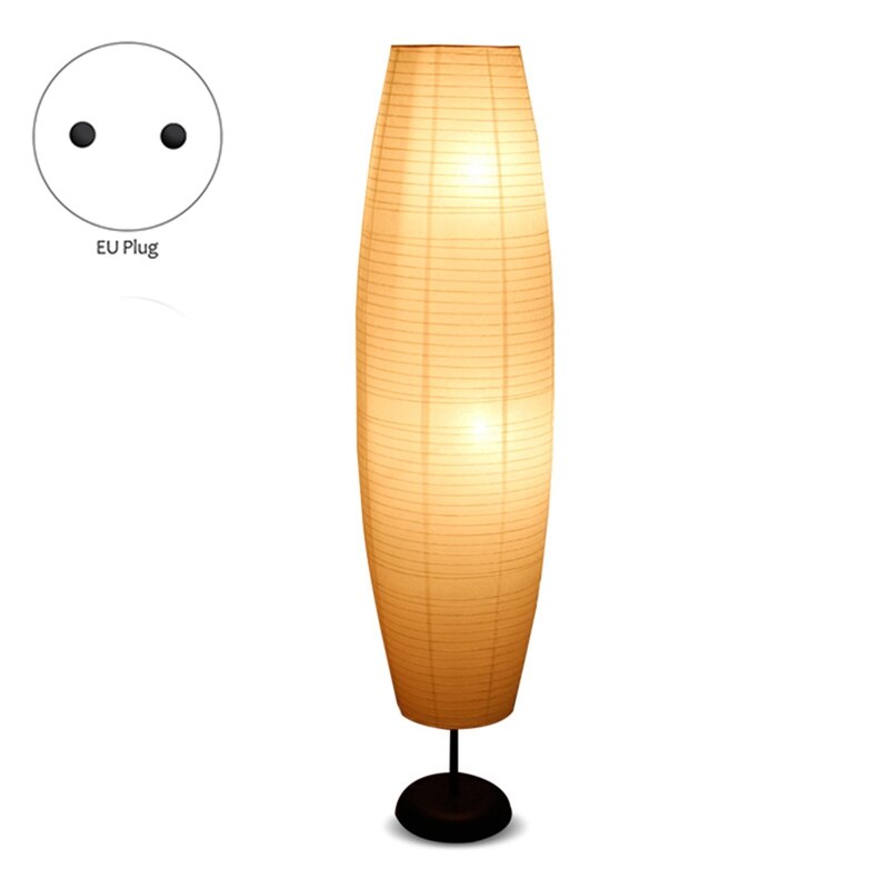 Lámpara de pie de papel de arroz, luces altas creativas, decoración de sala de estar, luces especiales de soporte de papel al lado