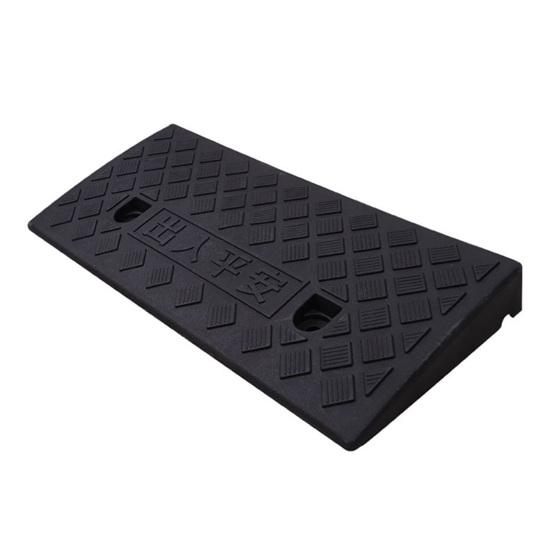 Auto Toegang Ramp Driehoek Pad Snelheidsreductiemiddel Duurzaam Drempel Voor Auto Motorfiets Zware Rolstoel Duty Rubber