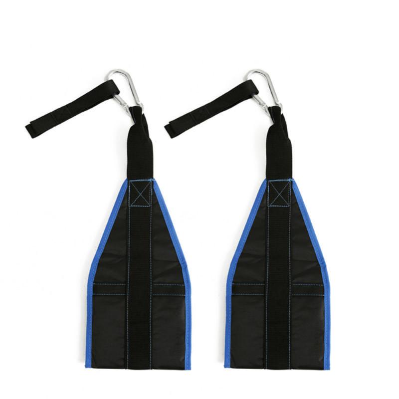 Cinturini sportivi regolabili per barra Pull Up appesi imbragature addominali cinturino resistente e allenamento in Neoprene imbottito per palestra domestica: Blu