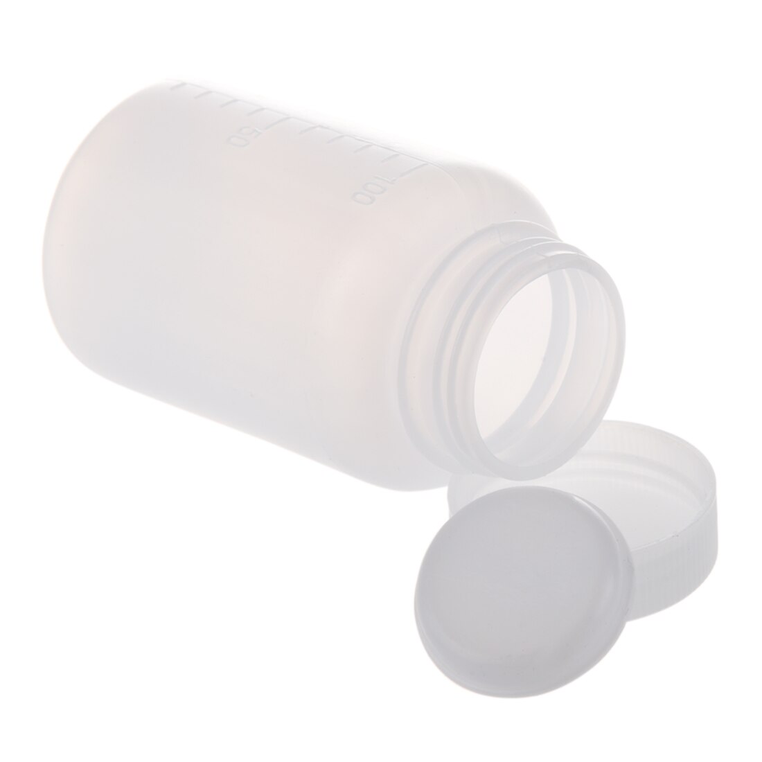 Laboratory Chemical Storage Case White Plastic Widemouth Bottle 100mL