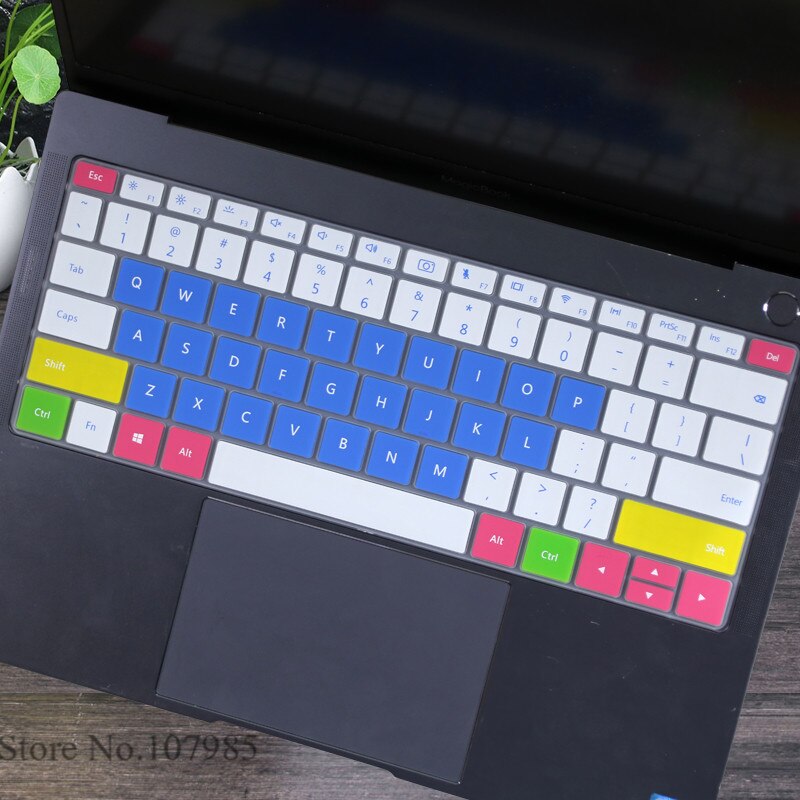 Silicone Laptop Keyboard Cover Skin Protector Film For Huawei MateBook D 15 AMD Ryzen 15.6 inch for Huawei Mate Book D15: Candyblue