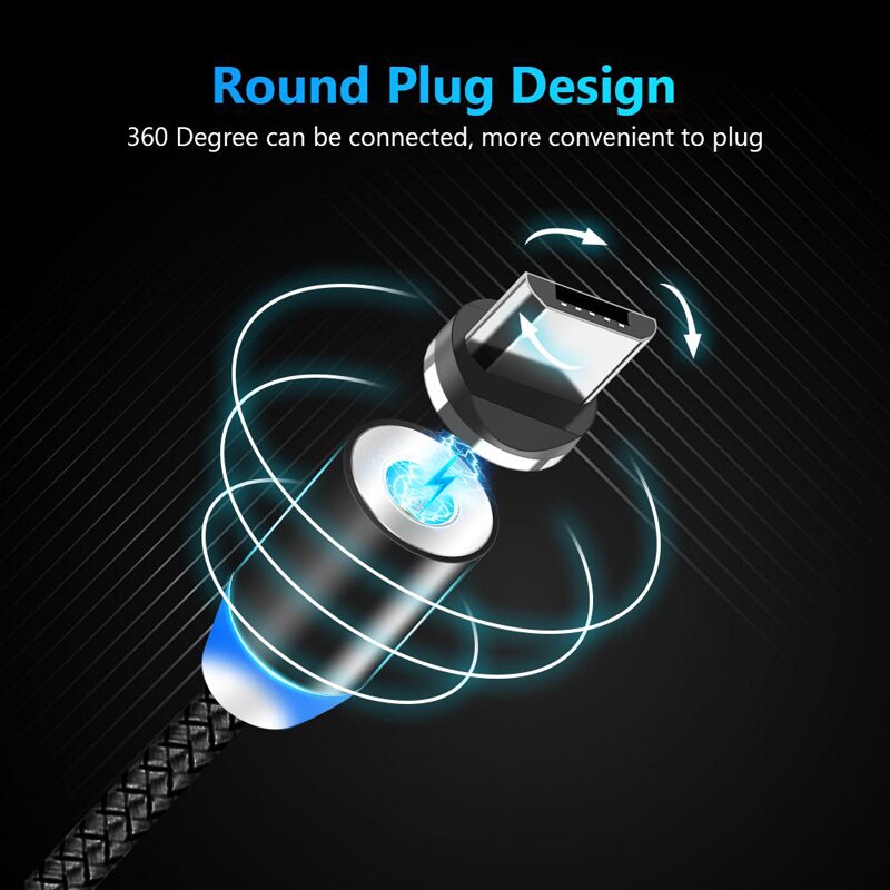 Dual USB Quick Charge 3.0 Car Charger Magnetic Micro USB Cable For Huawei Honor 8X 8S 8A 8C 7X 7S 7A 7C 6X 5X 6C Phone Charger