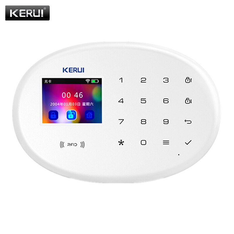 Kerui DIY Wireles Sicherheit Alarm System WIFI GSM Bewegung Sensor Heimat Einbrecher Sicherheit Alarm Bausatz 6 Sprachen Umschaltbar 120dB