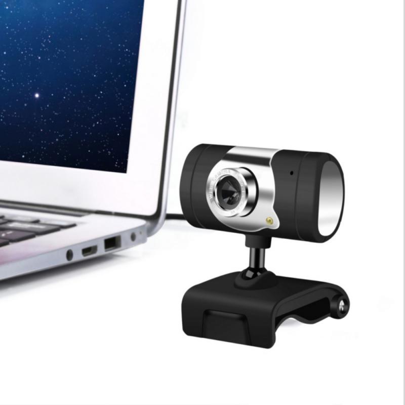 1PC Computer Camera HD USB 2.0 Webcam Camera With Micphone Clip For Both Laptop And Desktop