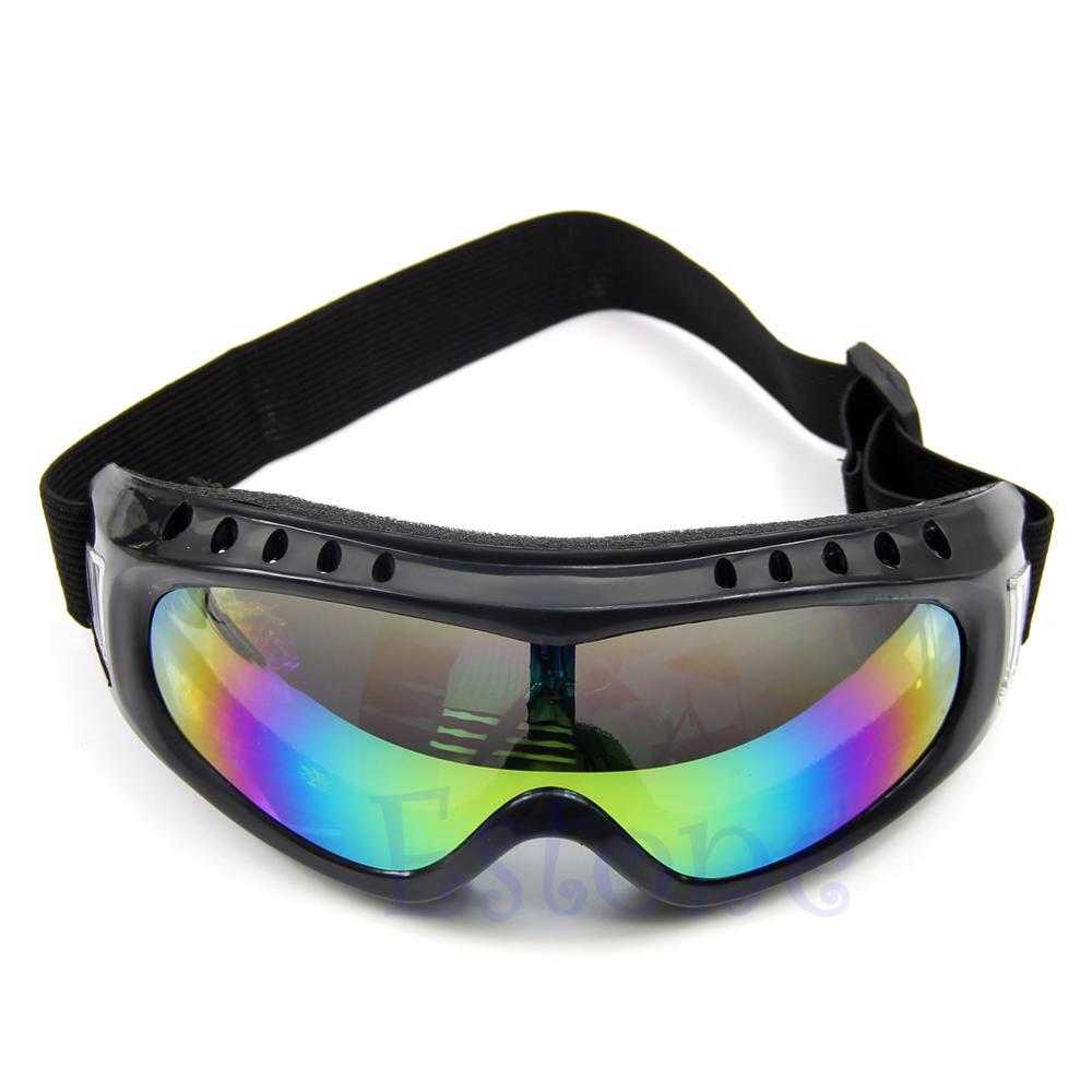 Gafas de sol a prueba de polvo para motocicleta, lentes de esquí, Snowboard, montura, novedad: Colorful