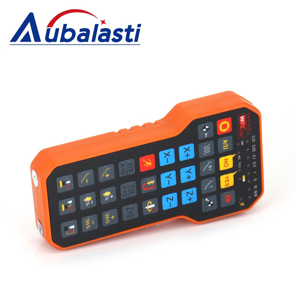NC Studio-mango de Control remoto inalámbrico USB, WHB02 Weihong DSP, mango de Control, enrutador CNC para máquina de grabado y corte CNC