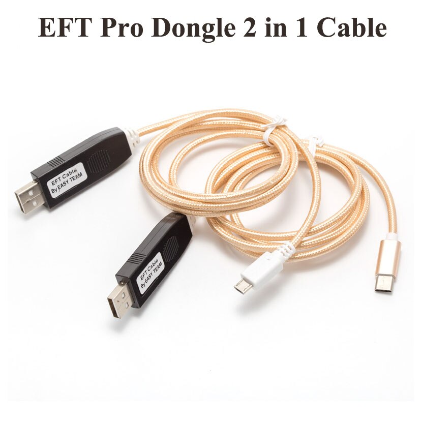 Eft pro dongle 2 em 1 cabo, eft pro dongle eft dongle: EFT 2 in 1 cable