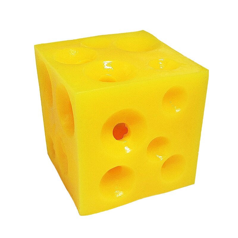 1 Pcs Kreative Maus Käse Spielzeug Sloth Verstecken Und Suchen Stress Relief Spielzeug Squishable Figuren Käse Block Stressbusting Zappeln Spielzeug