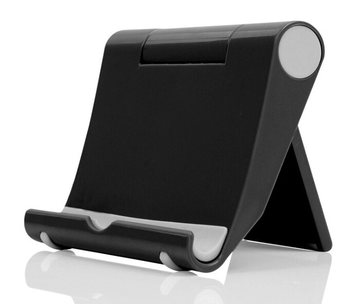 Draagbare Mini Mobiele Telefoon Houder Opvouwbare Bureau Standhouder Verstelbare Universele Mobiele Telefoon Houder Voor Iphone Andorid Telefoon: Black
