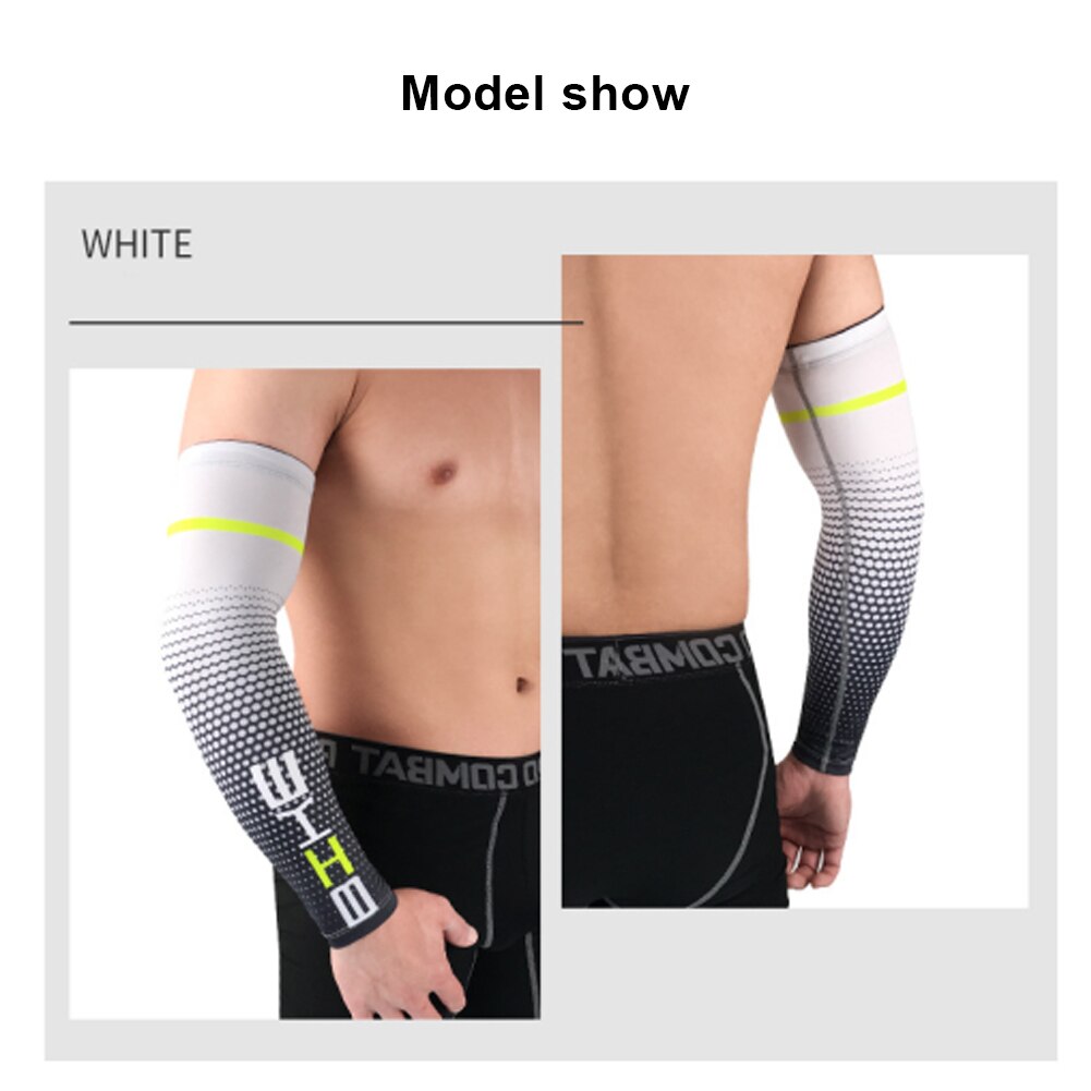 1Pair Arm Sleevs for Men and Women UV Sun Protection Cooling Sleeves to Arm for Cycling Running Basketball Driving Arm Warmers