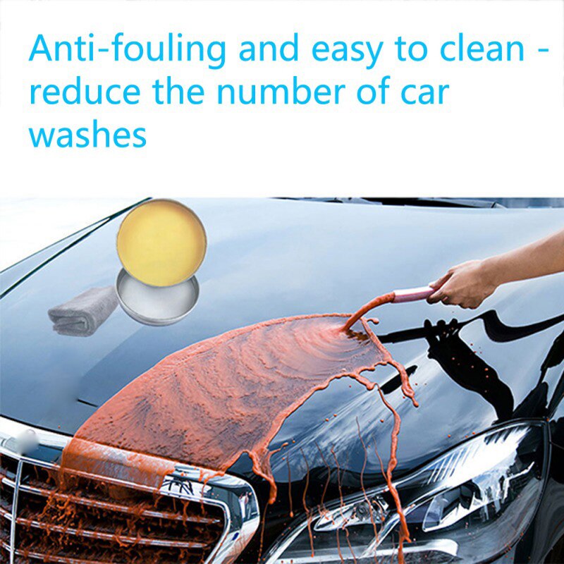 Cera de pasta de abrillantado para coche, reparador para arañazos, pintura, cera para pintura, resistente al agua