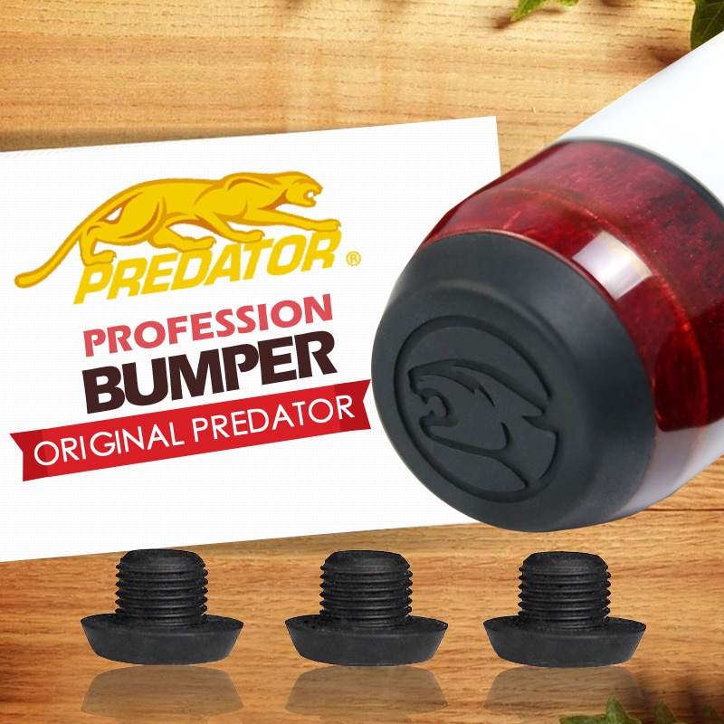 Original predator gummi støtfanger biljard pool cue bunnbeskytter slitesterk støtfanger biljard tilbehør