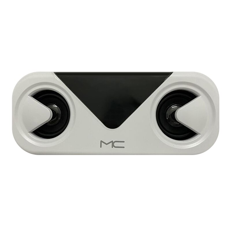 Alarm Clocks Wireless Bluetooth Speakers Bass Stereo LED Display Support TF Card AUX USB Smart Alarm Atmosphere Light Portable: white